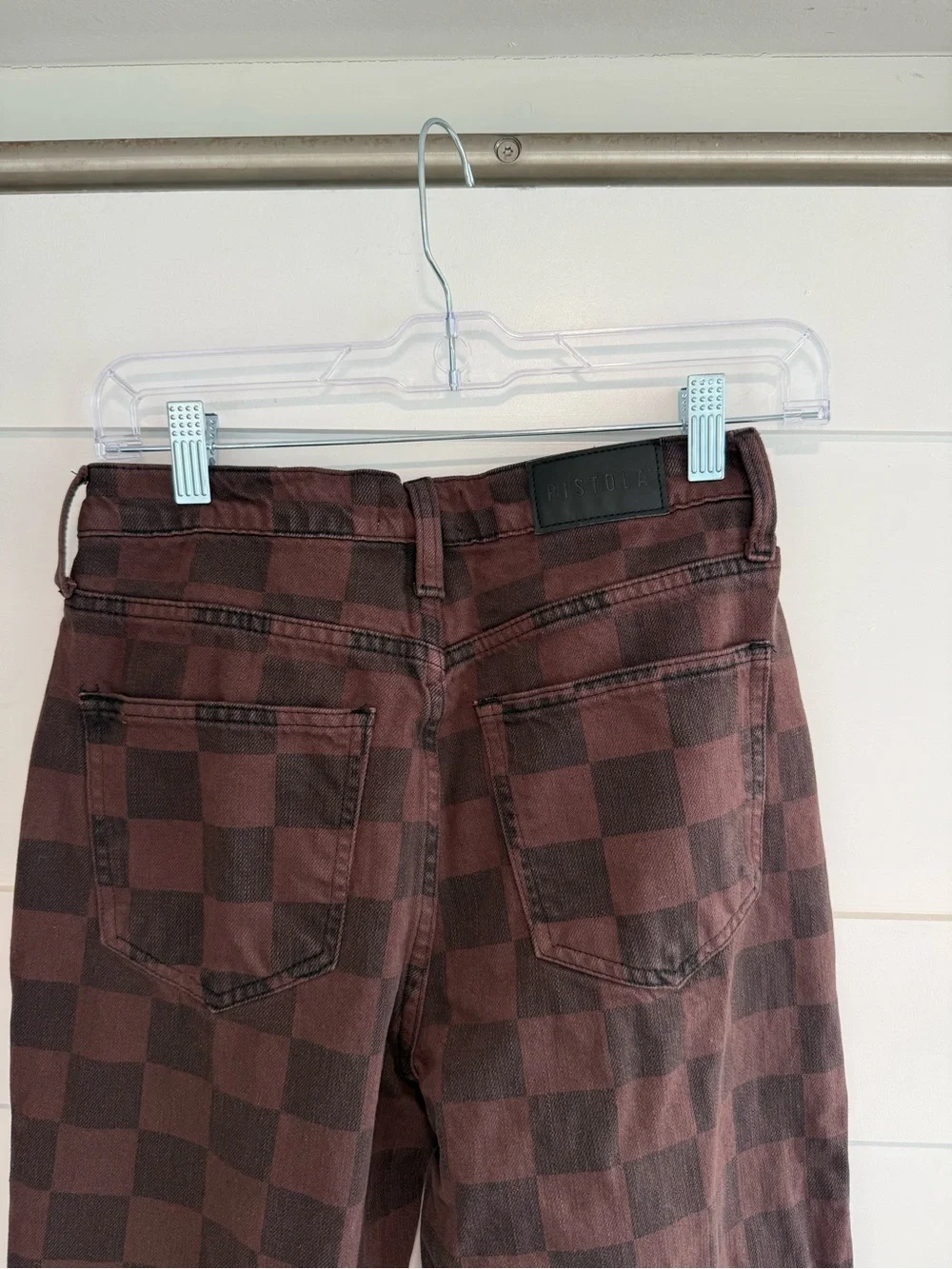 Pistola Charlie high-rise straight ankle jeans in Arcadian pattern - Size 26